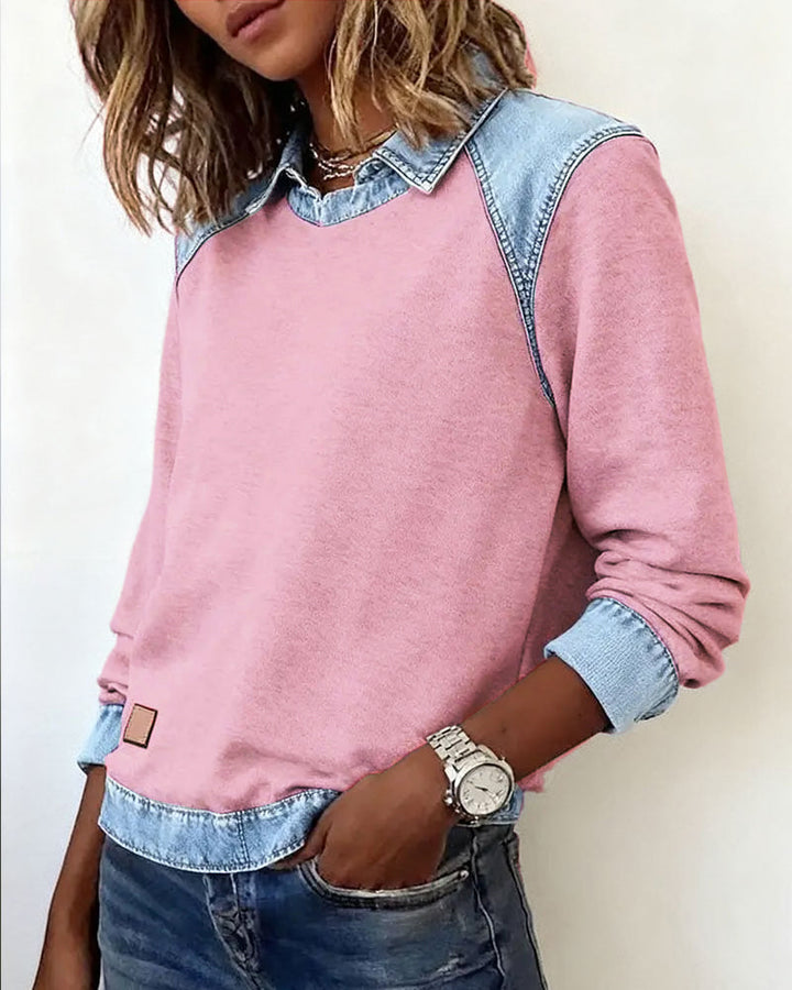 Stilla | Fashionable Revers Langærmet