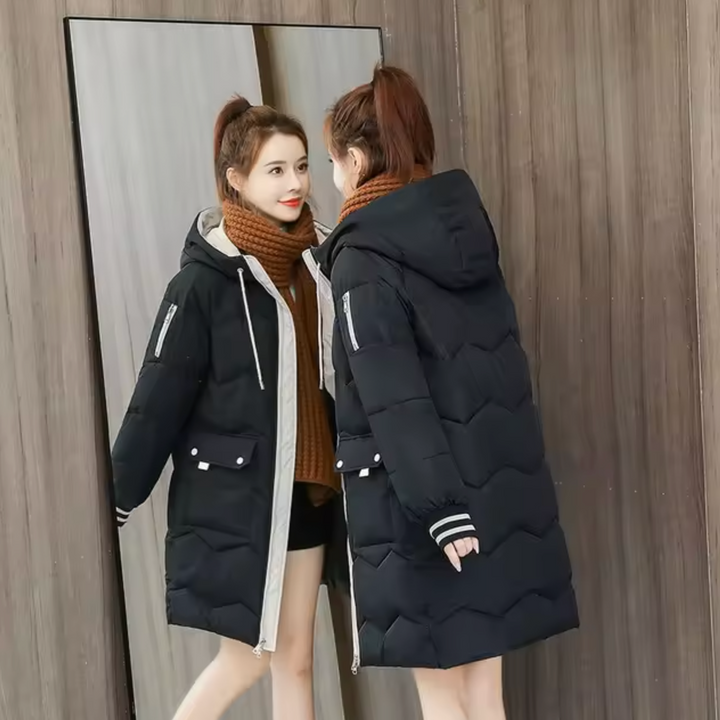 Stilla | Lang bomulds parka