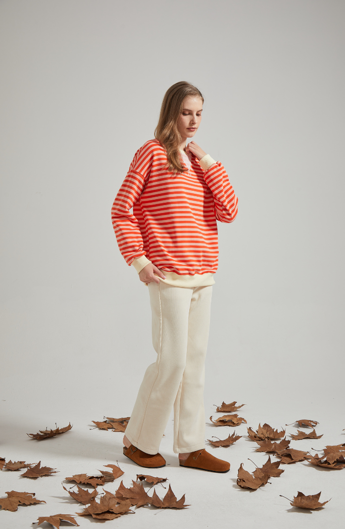 Stilla | Komfortabel Stribet Pullover
