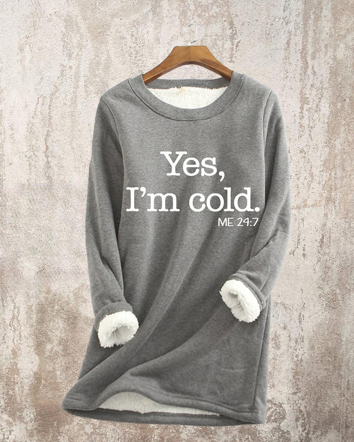 Stilla | Warmer Pullover Mit Süßem Text