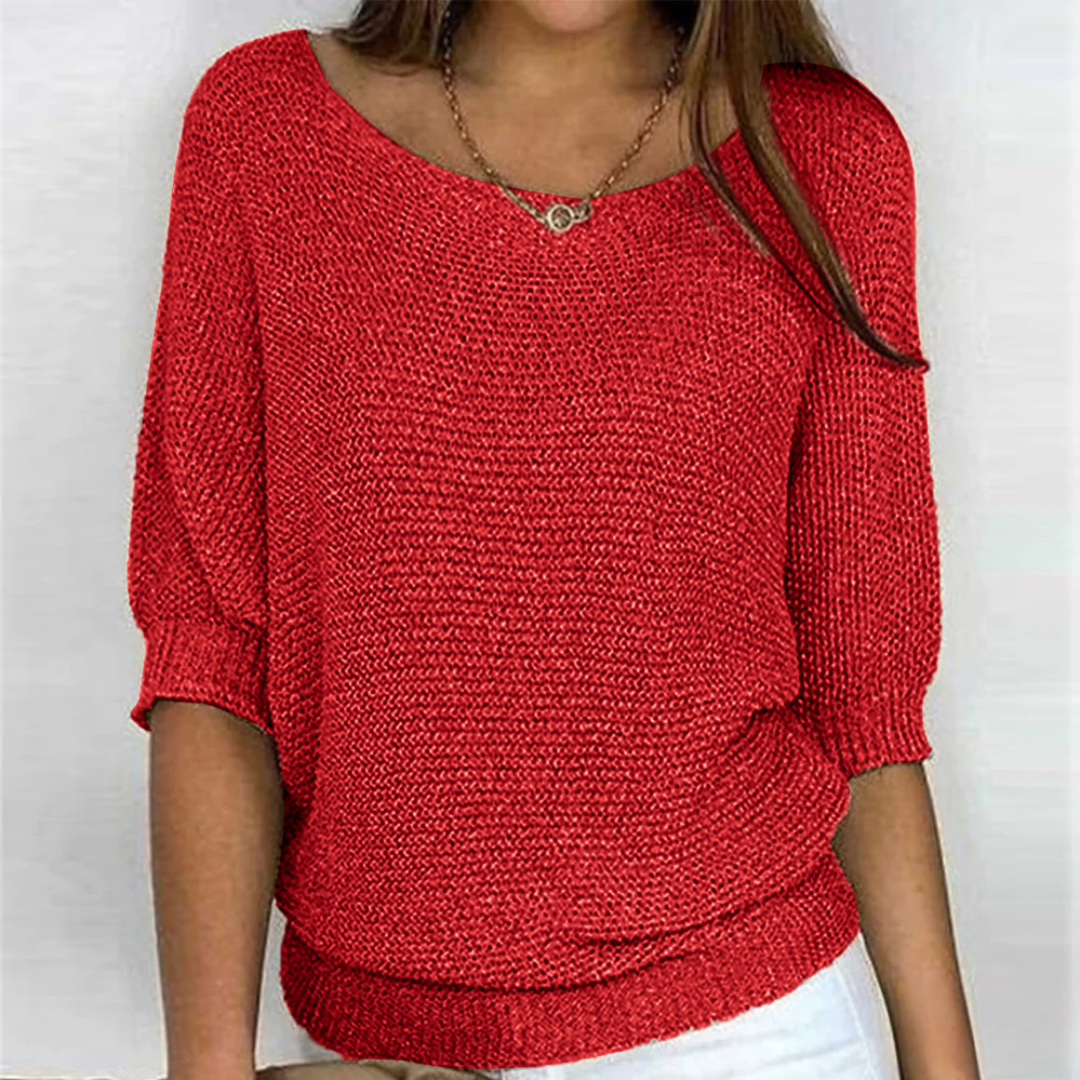 Stilla | Elegant Pullover I Drejet Maskestof