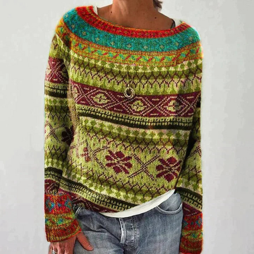 Stilla | Langærmet strikbluse til kvinder