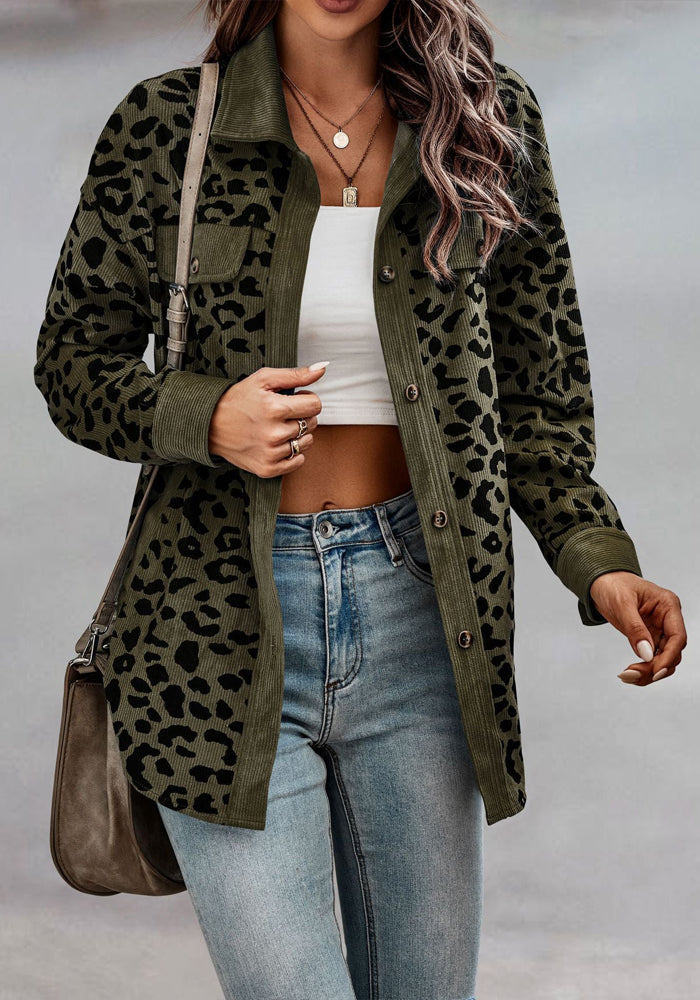 Stilla | Trendy vest i leopardmønster