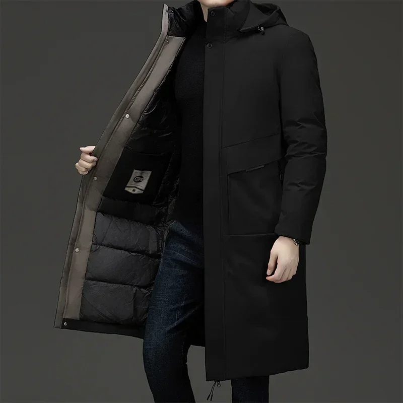 Stilla | Herre Longline Parka - Med hætte og isoleret foring