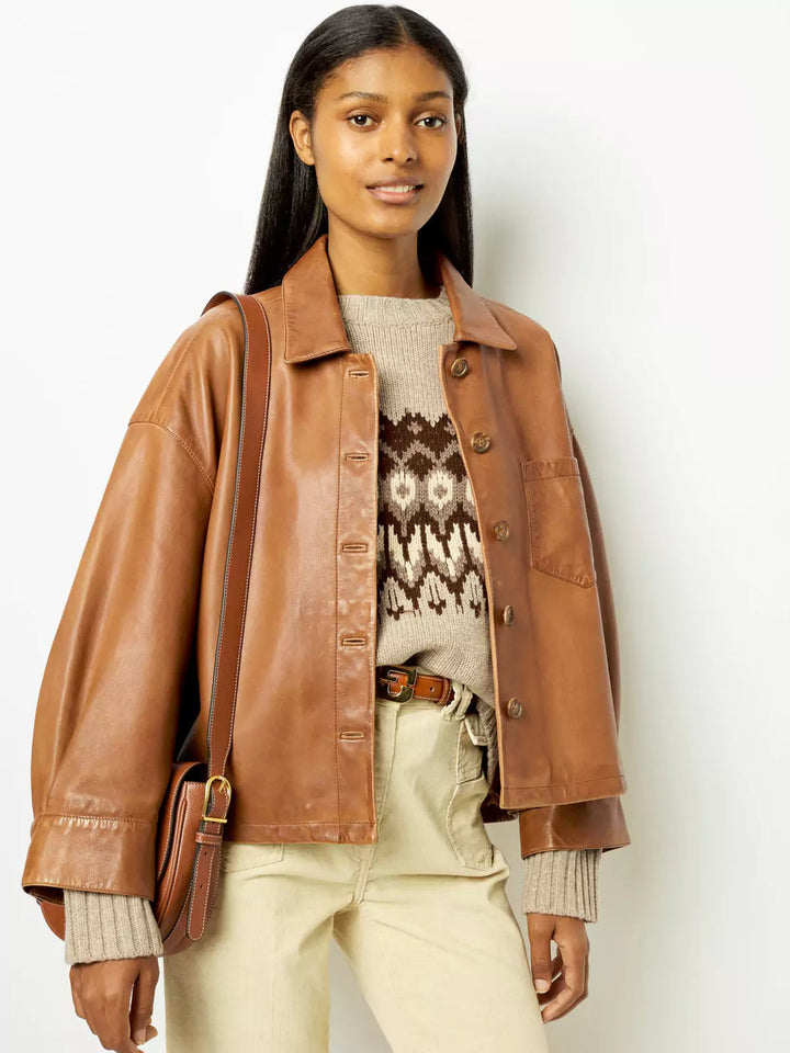 Stilla | Slidstærk læderjakke Stilfuld