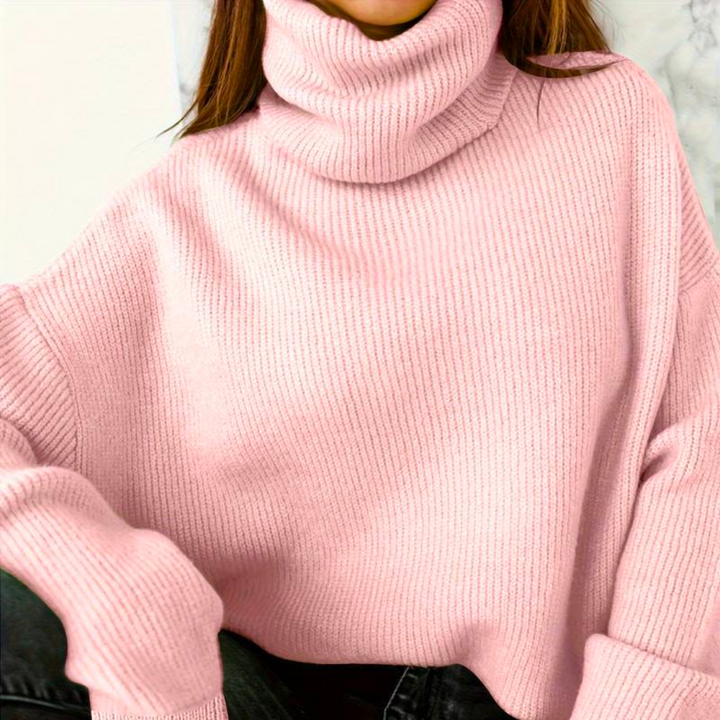 Stilla | Elegant Størrelse Pullover Med Rullekrave Til Damer