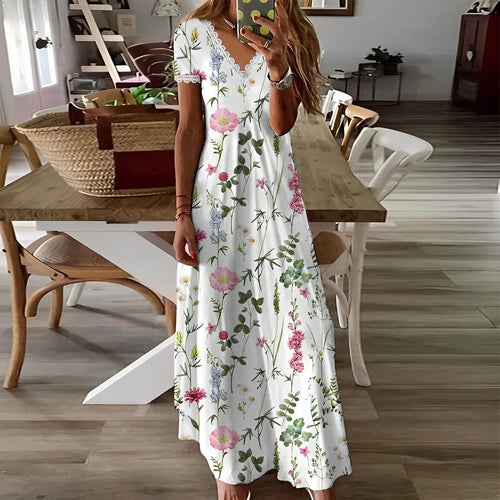 Skovae | Elegant, stilfuld blomsterkjole