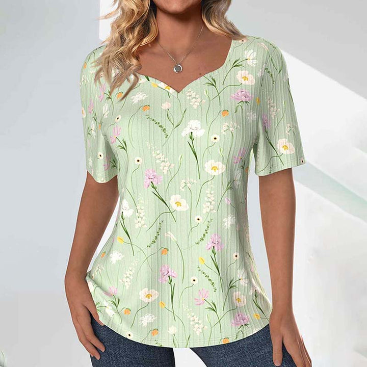Stilla | Elegant Skjortekjole Med Blomsterprint