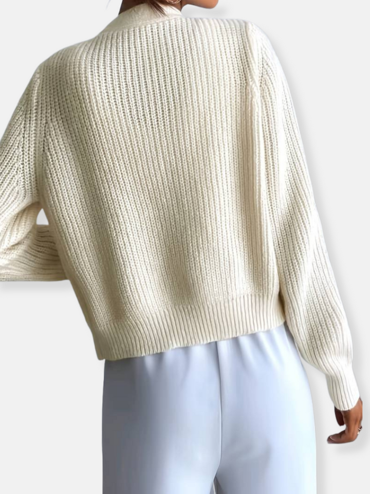 Stilla | Cardigan Og V-udsnit-shirt