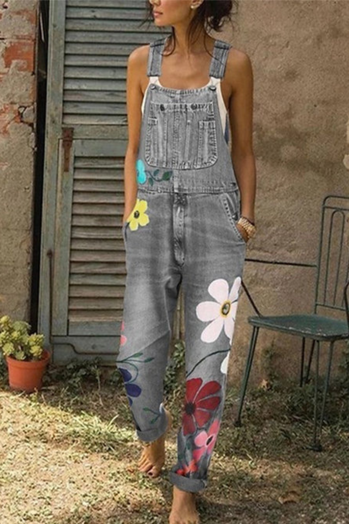 Stilla | Ærmeløs Denim-overall