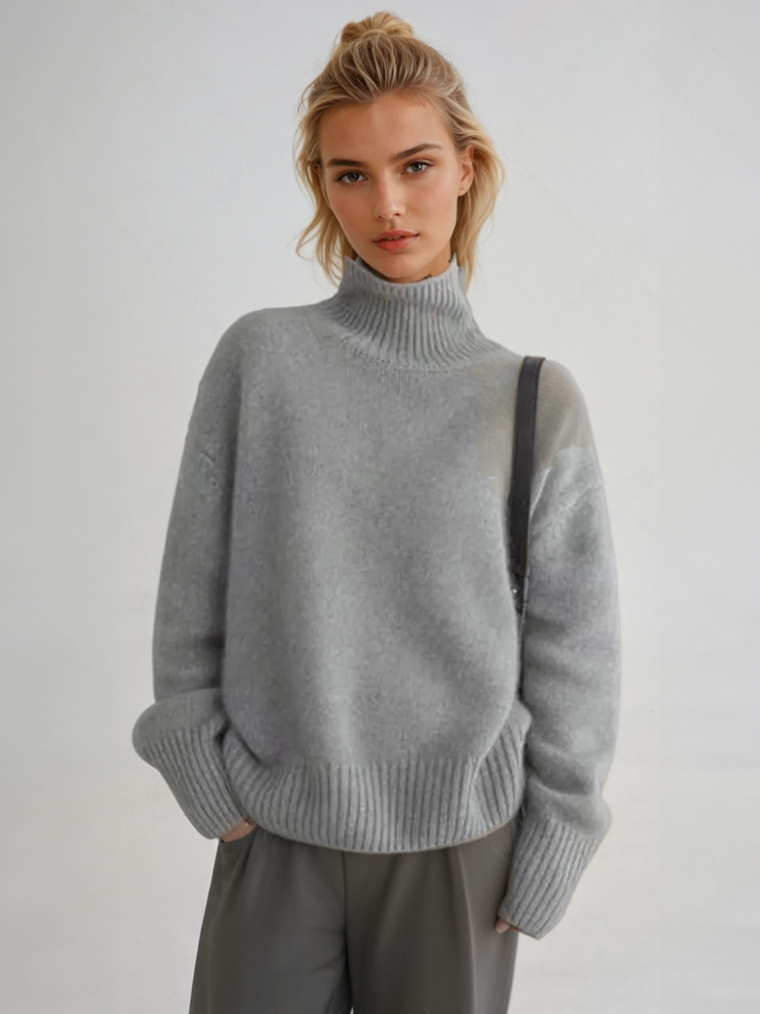 Stilla | Pullover med hyggelig rullekrave