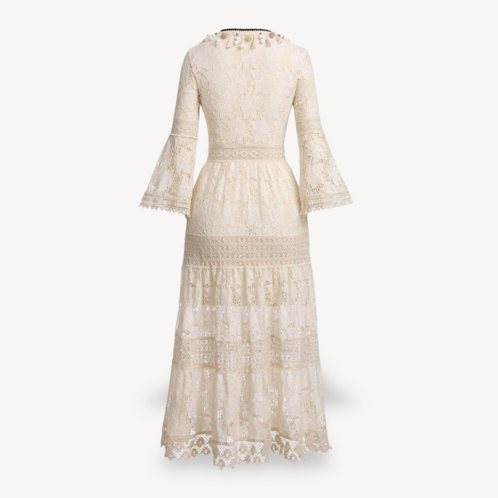 Stilla | Kvinders Blonde Maxi Kjole Boho Chic