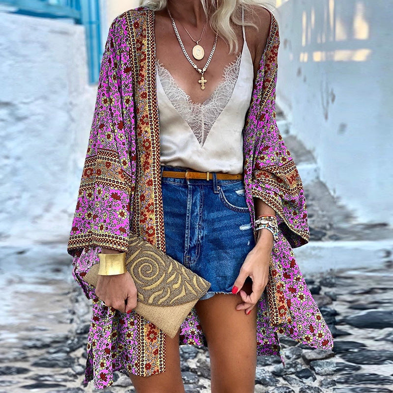 Stilla | Trendy Boho Damer Cardigan med Mønster