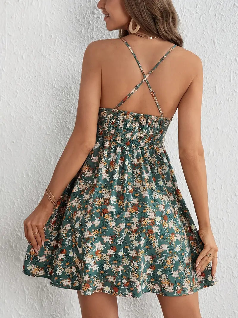 Stilla | Sommersk Kleid Blomster Til Kvinder