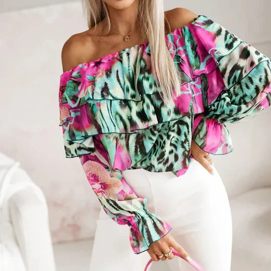 Stilla | Elegant Trykt Top