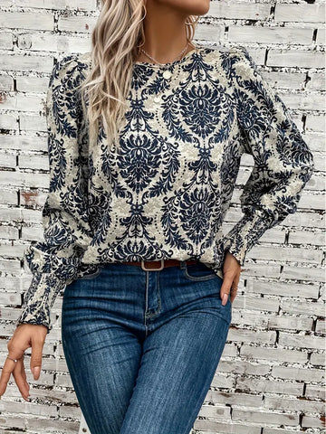 Stilla | Slips Top Med Blomstertryk