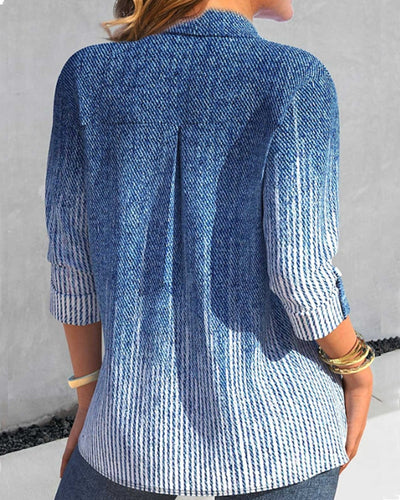 Stilla | Bluse i blødt Denim