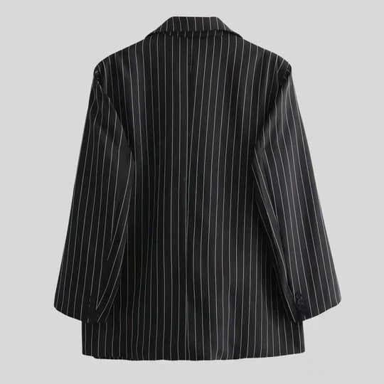 Stilla | Stribet Mode Blazer Stil