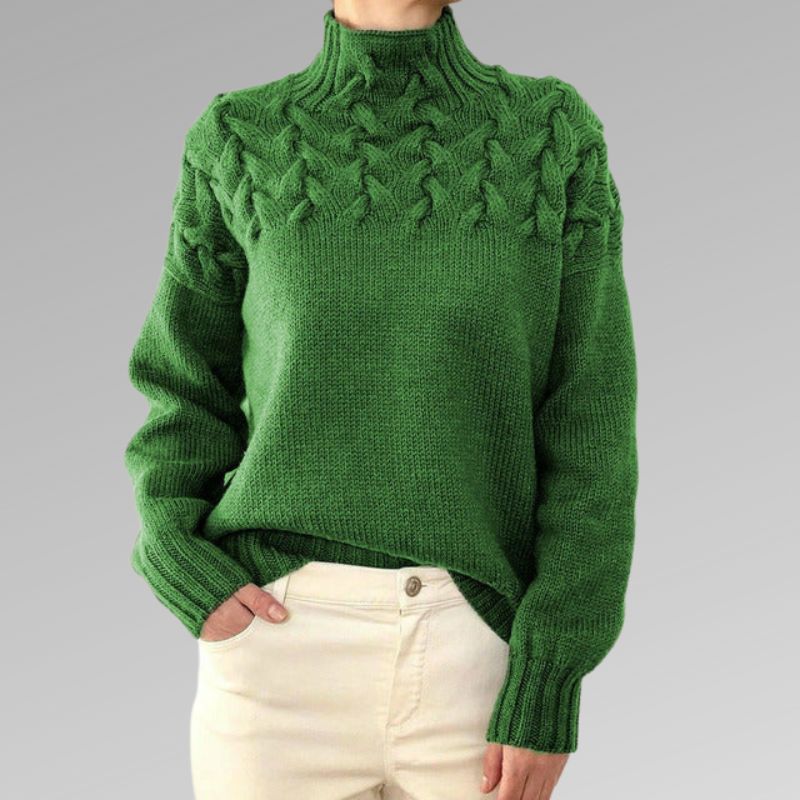 Stilla | Højkrave Strikpullover