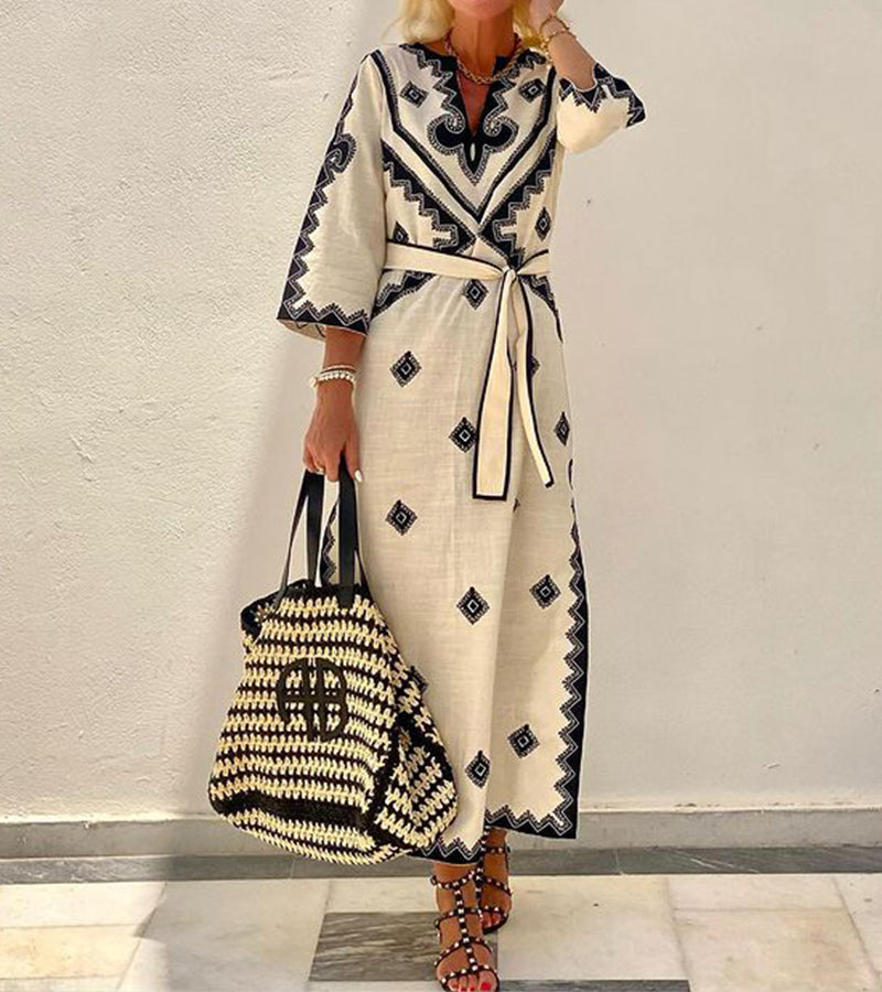 Stilla | Trykt Kaftan til tropiske dage