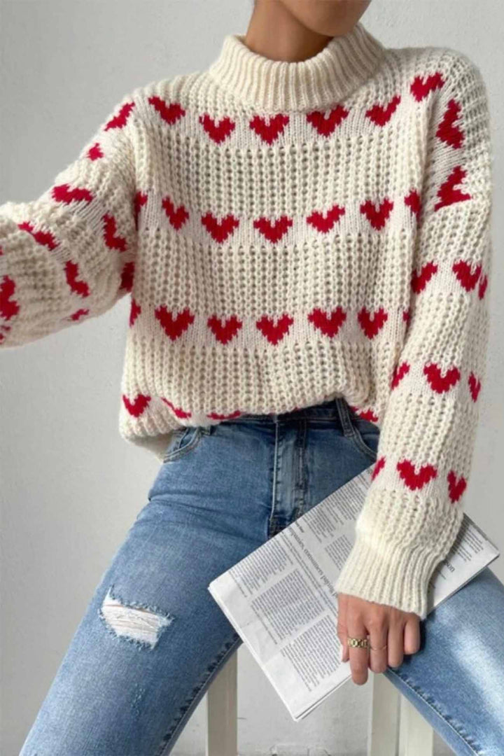 Stilla | Pullover Jacquard Hjerte