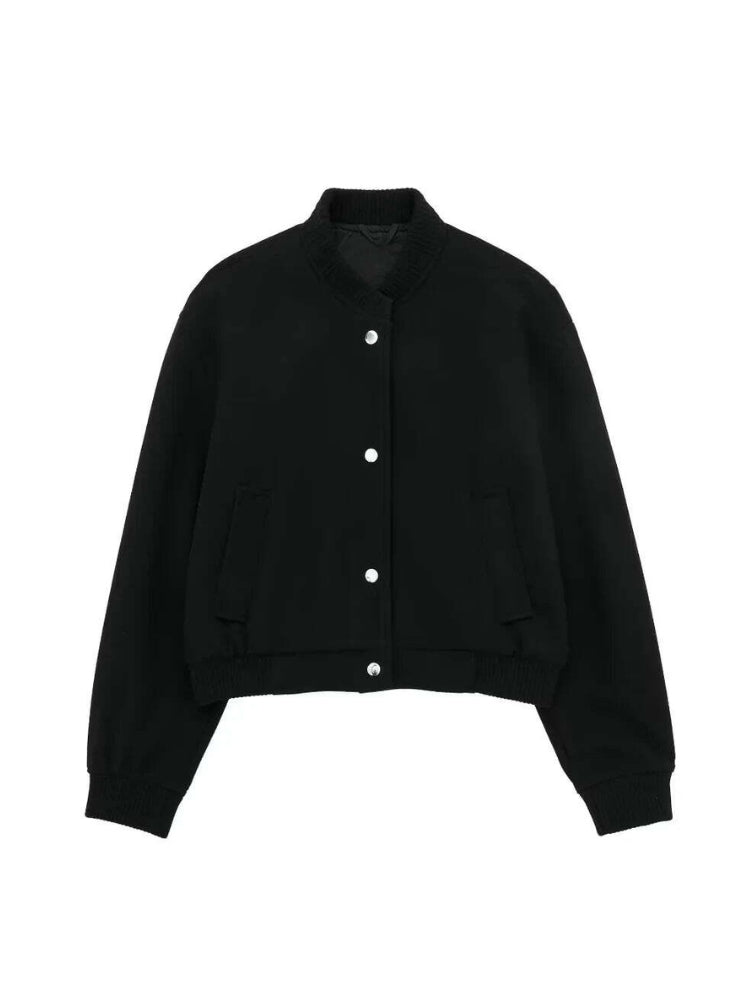 Stilla | Elegant Kort Bomberjakke Til Damer