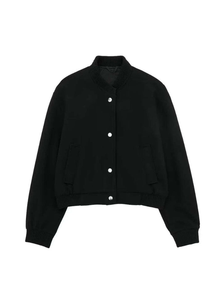 Stilla | Elegant Kort Bomberjakke Til Damer