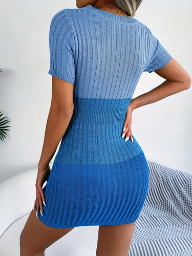 Stilla | Farverig Bodycon Kjole med Elegant Stil