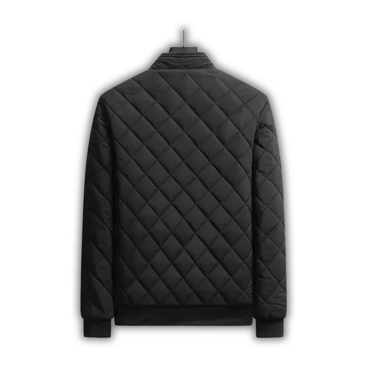 Stilla | Herre foret quilted jakke - bomberstil med ståkrave