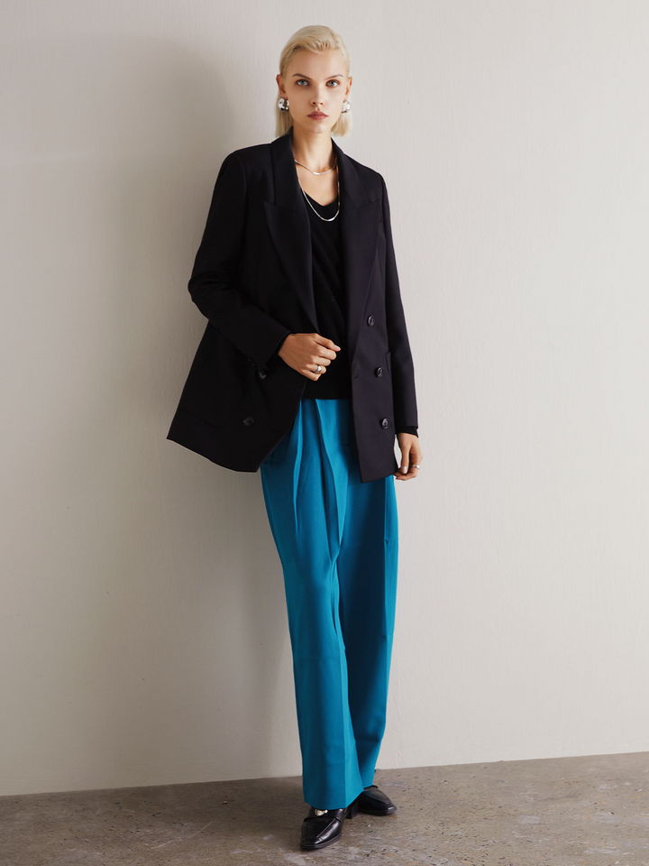 Stilla | Dame-blazerjakke Af Twill-uld