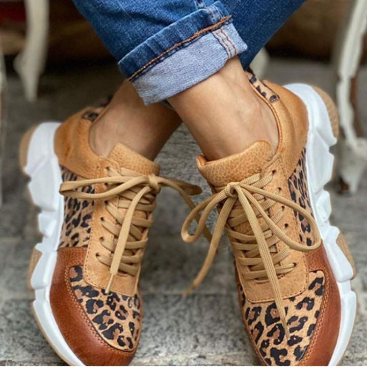 Stilla | Sneakers Med Leopardmønster