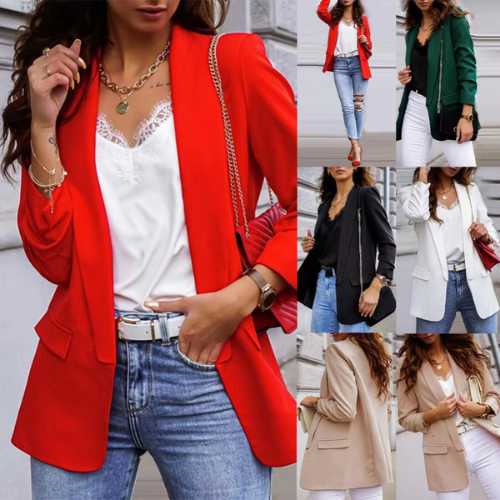 Stilla | Moderigtig Dame Blazer Med Lange Ærmer