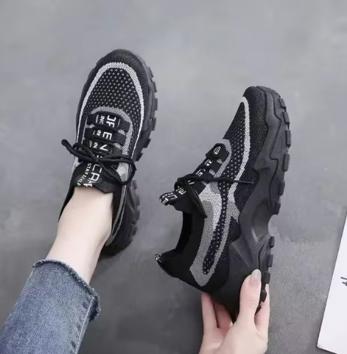 Stilla | Vævet Mesh Løs Åndbar Sneakers