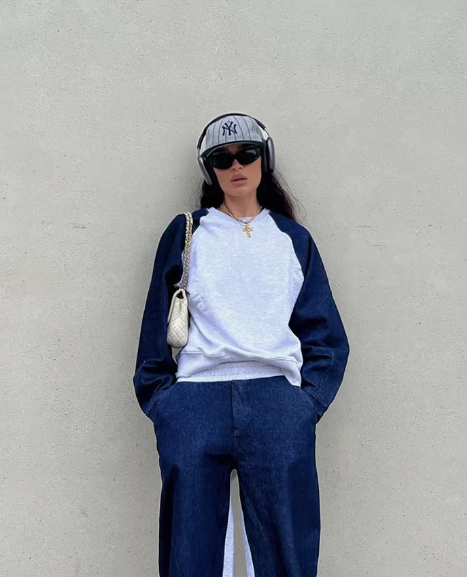 Stilla | Damebukser Sæt Denim Splid