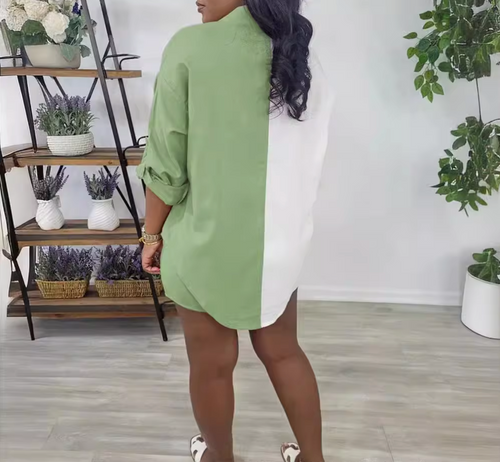Stilla | Ensemble Top Kort Med Asymmetrisk Kant
