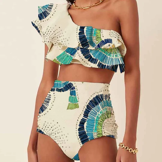 Stilla | En skulder badeshorts