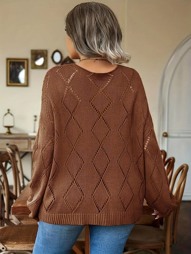 Stilla | Dame overdimensioneret strikpullover i over størrelse