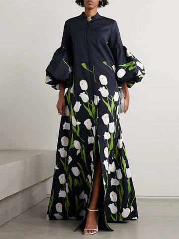 Stilla | Trenchcoat med blomsterprint