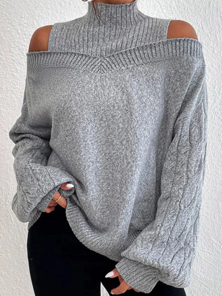 Stilla | Striktrøje Med Off-Shoulder Ærmer Til Damer