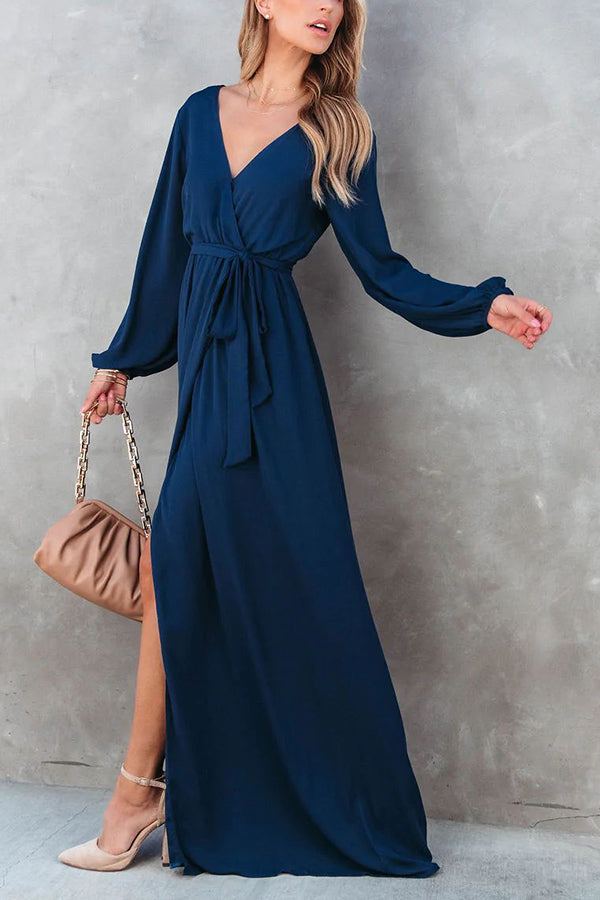 Stilla | Elegance Er Skønhed Front Bind Maxi Kjole