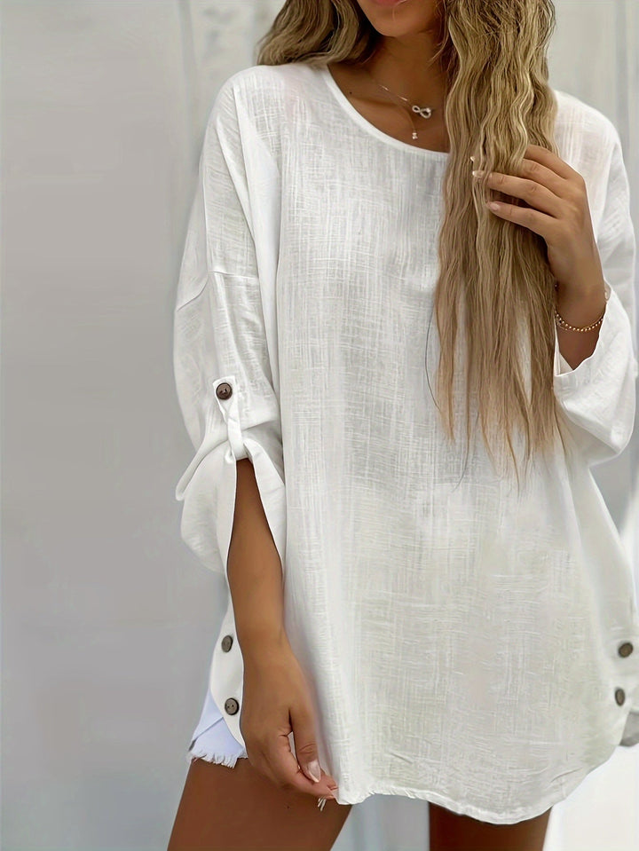 Stilla | Sommer Linned Bluse Dame