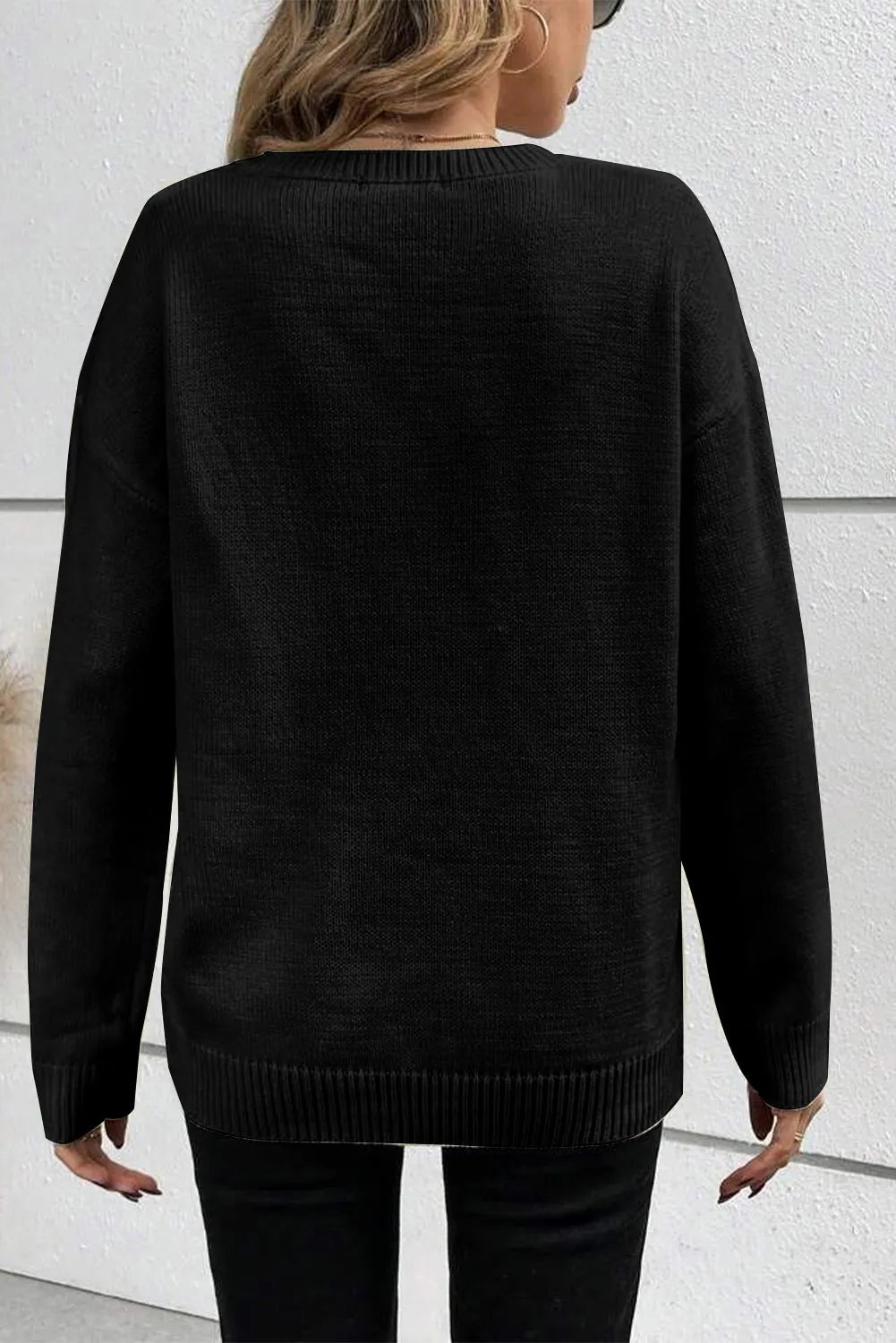 Stilla | Rund Hals Sweater Med Lange Ærmer