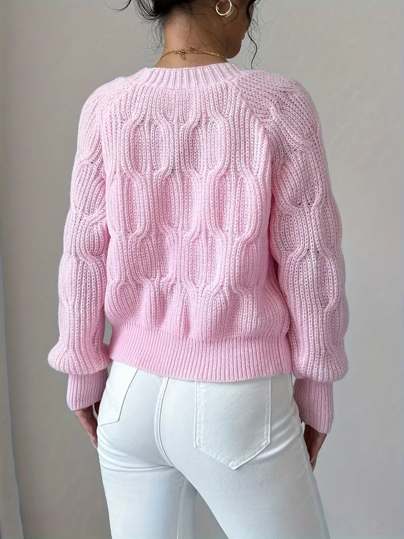 Stilla | Cardigan Rosa Krammende