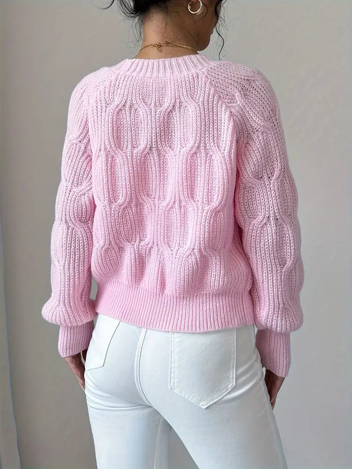 Stilla | Cardigan Rosa Krammende