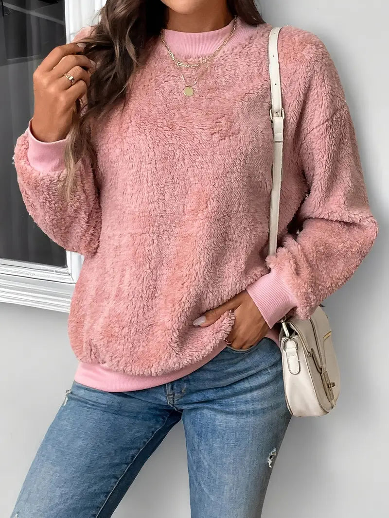 Stilla | Pullover i blødt plys