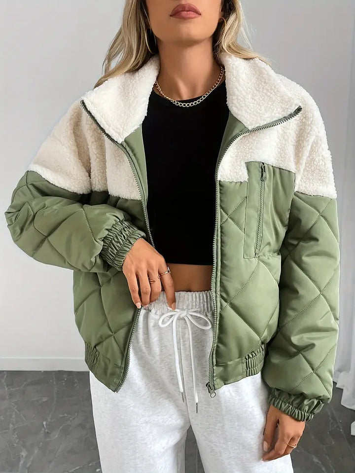 Stilla | Fleece-steppjakke
