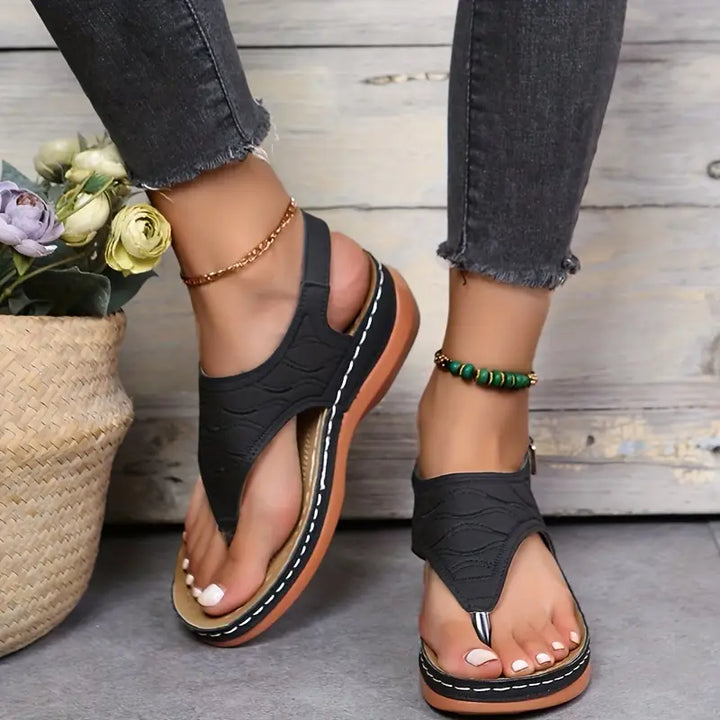 Stilla | Dame Sandaler På Kile Med Ankelrem