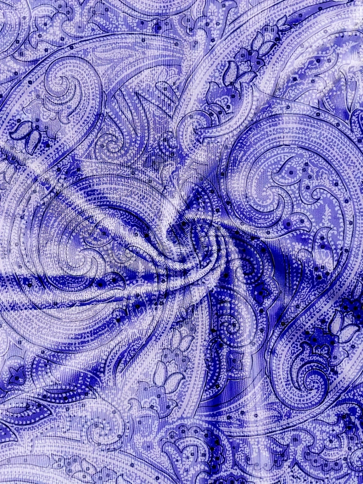Stilla | Lavendel Paisley Sommer Kjole Uden Ærmer A-Linje