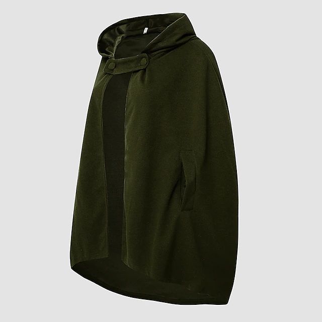 Stilla | Vintage kort frakke med hætte til damer