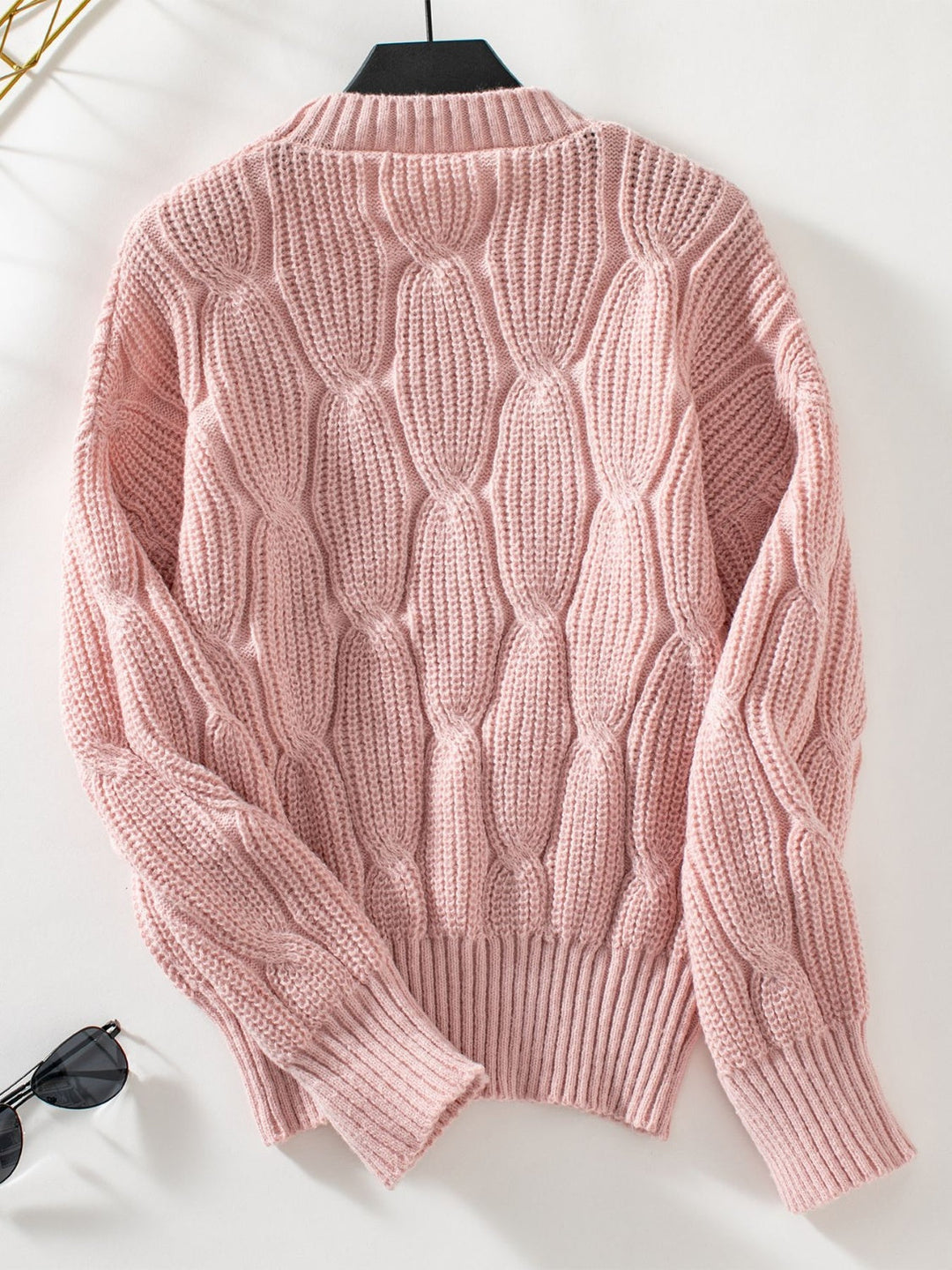 Stilla | Pullover med rund halsudskæring og dybe skuldre